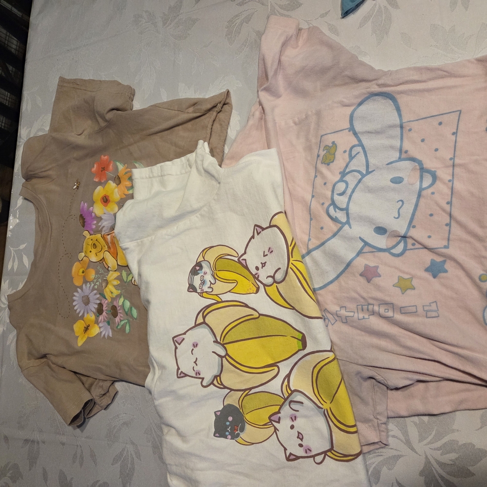 Cute Graphic T-Shirts Set